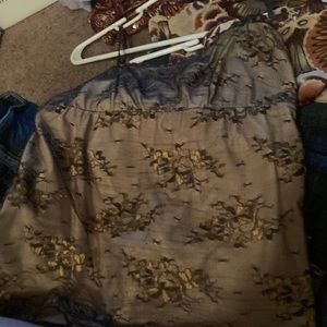 Vintage strapless top